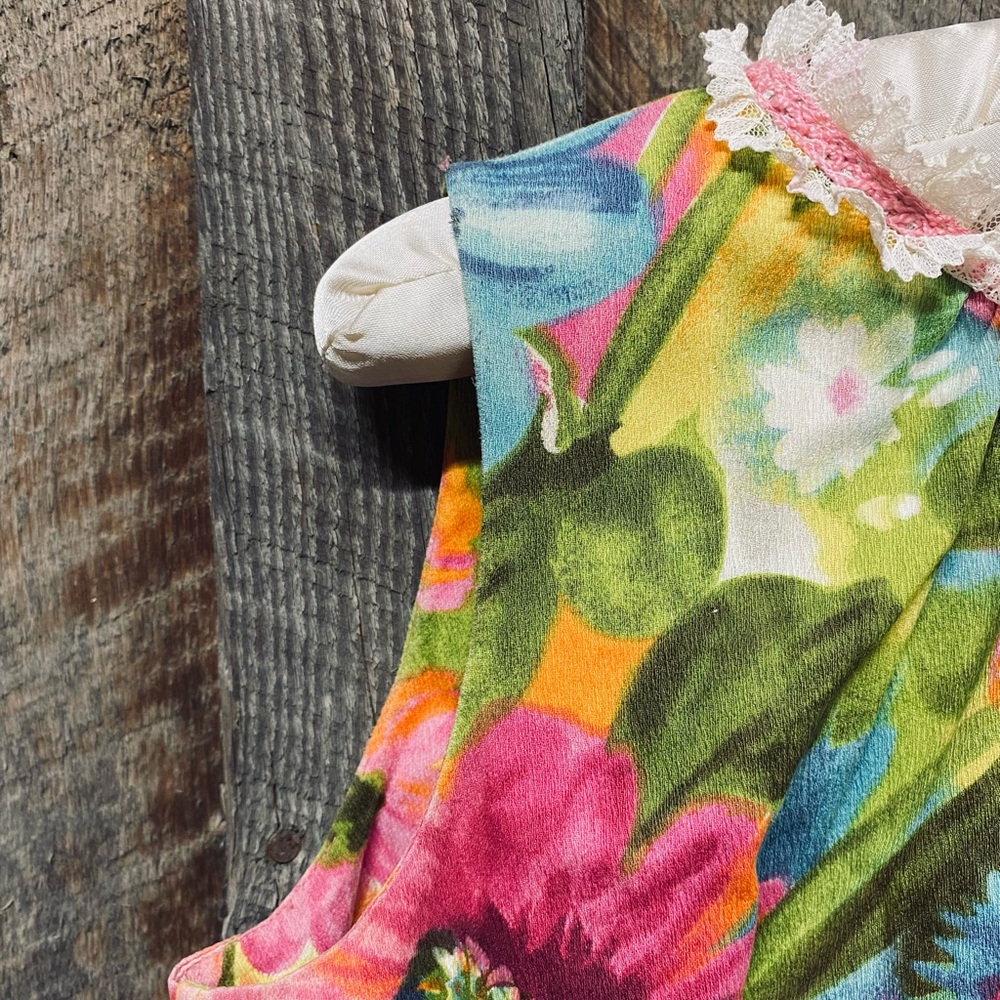 Vintage Floral Hawaiian Dress - Picture 4 of 7
